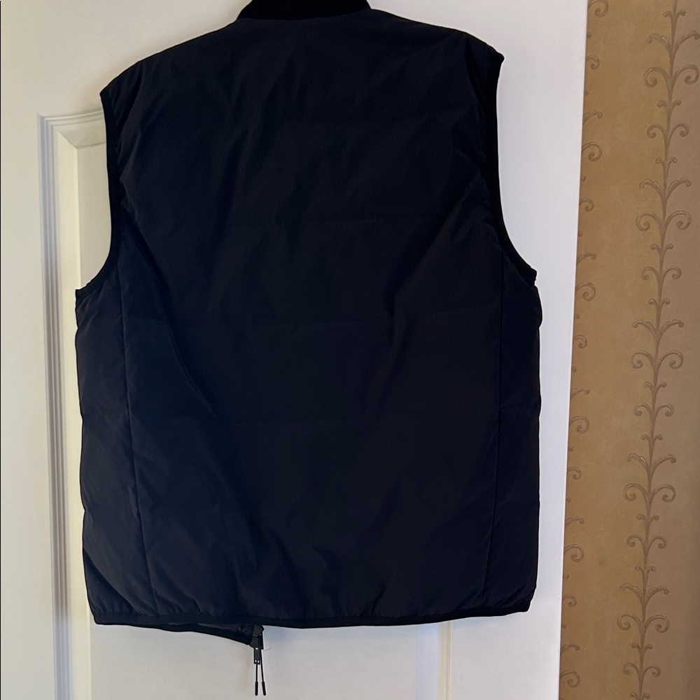 Theory Men's Black Quilted Sleeveless Vest L - Picture 2 of 4